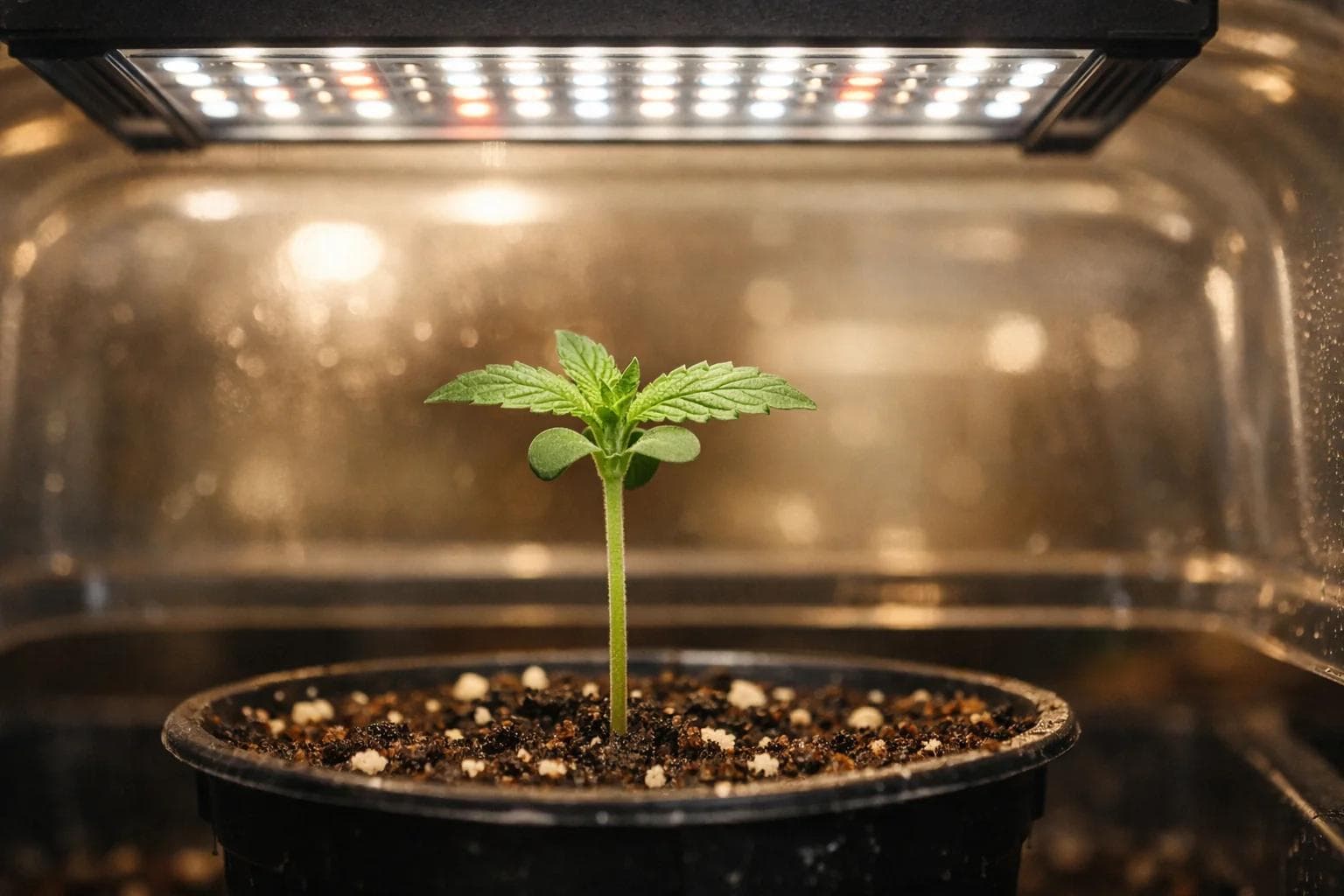 Leggy & Stretching Cannabis Seedlings β Causes & Fixes
