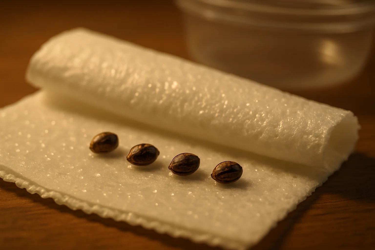 Paper Towel Germination Method for Cannabis Seeds