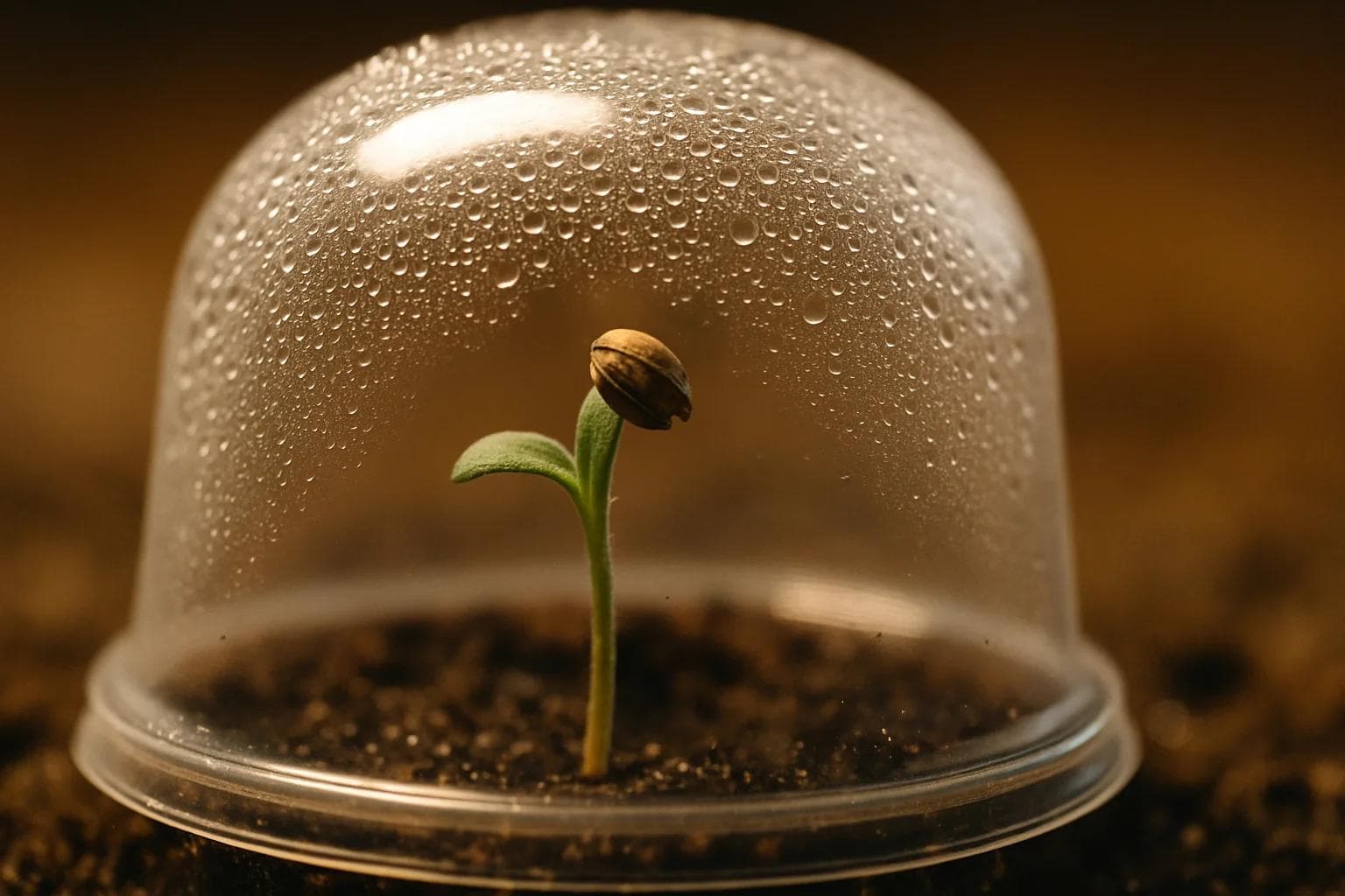 Using a Humidity Dome for Cannabis Seedlings β Setup & Tips